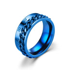 Roman Numeral Spinner Ring – Anxiety Relief with Timeless Style