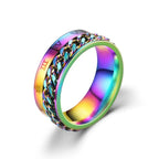 Roman Numeral Spinner Ring – Anxiety Relief with Timeless Style
